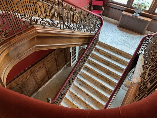 Glamorgan Castle grand stairway